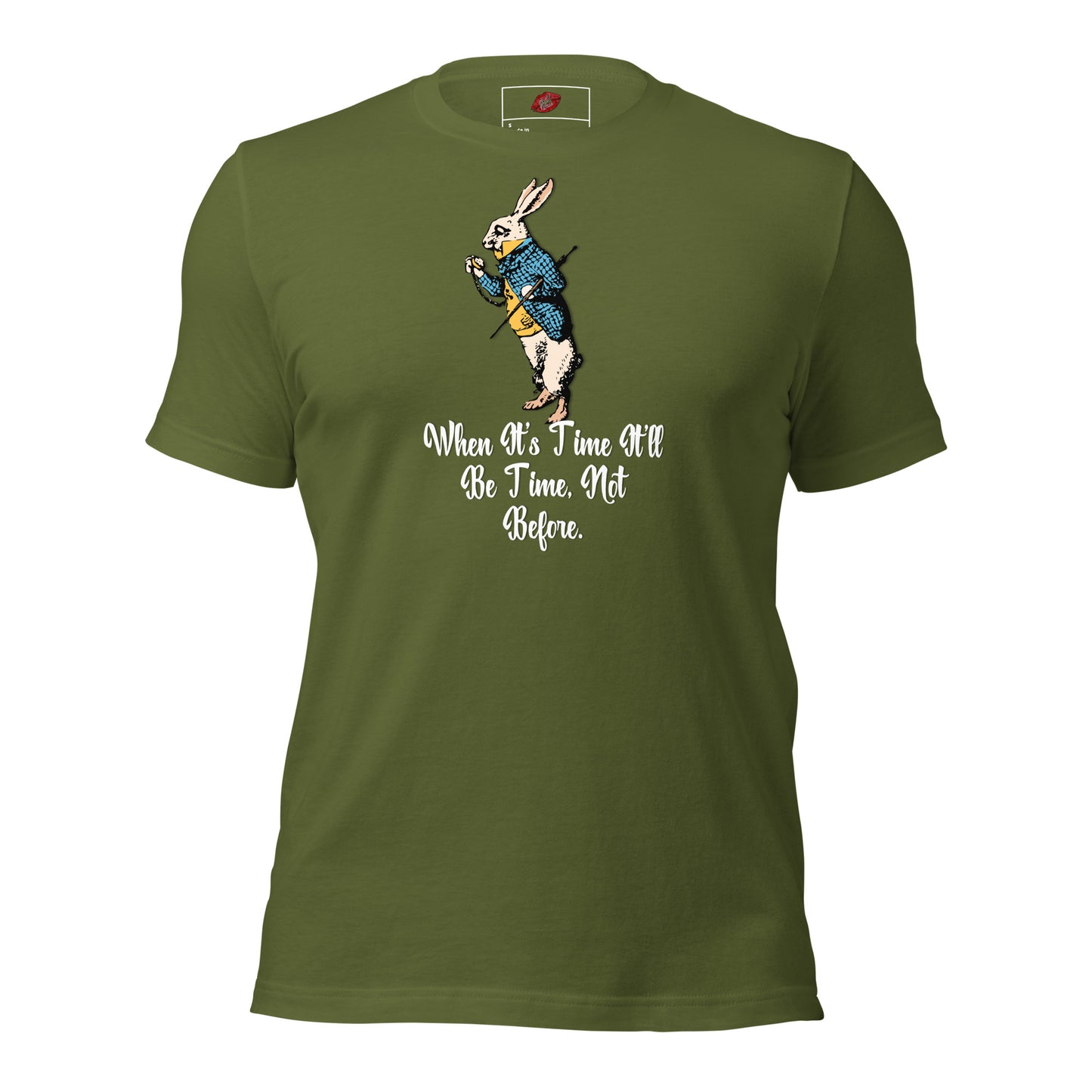 Rabbit (White) Unisex Staple T-shirt