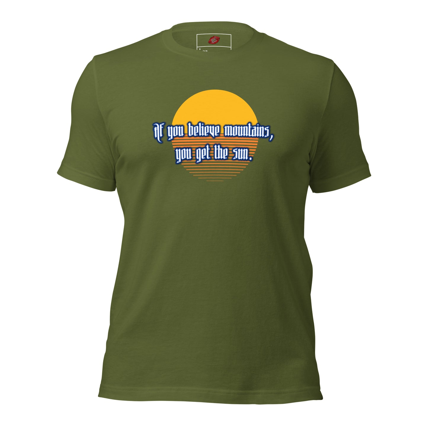 Believe Mountains Unisex Staple T-shirt