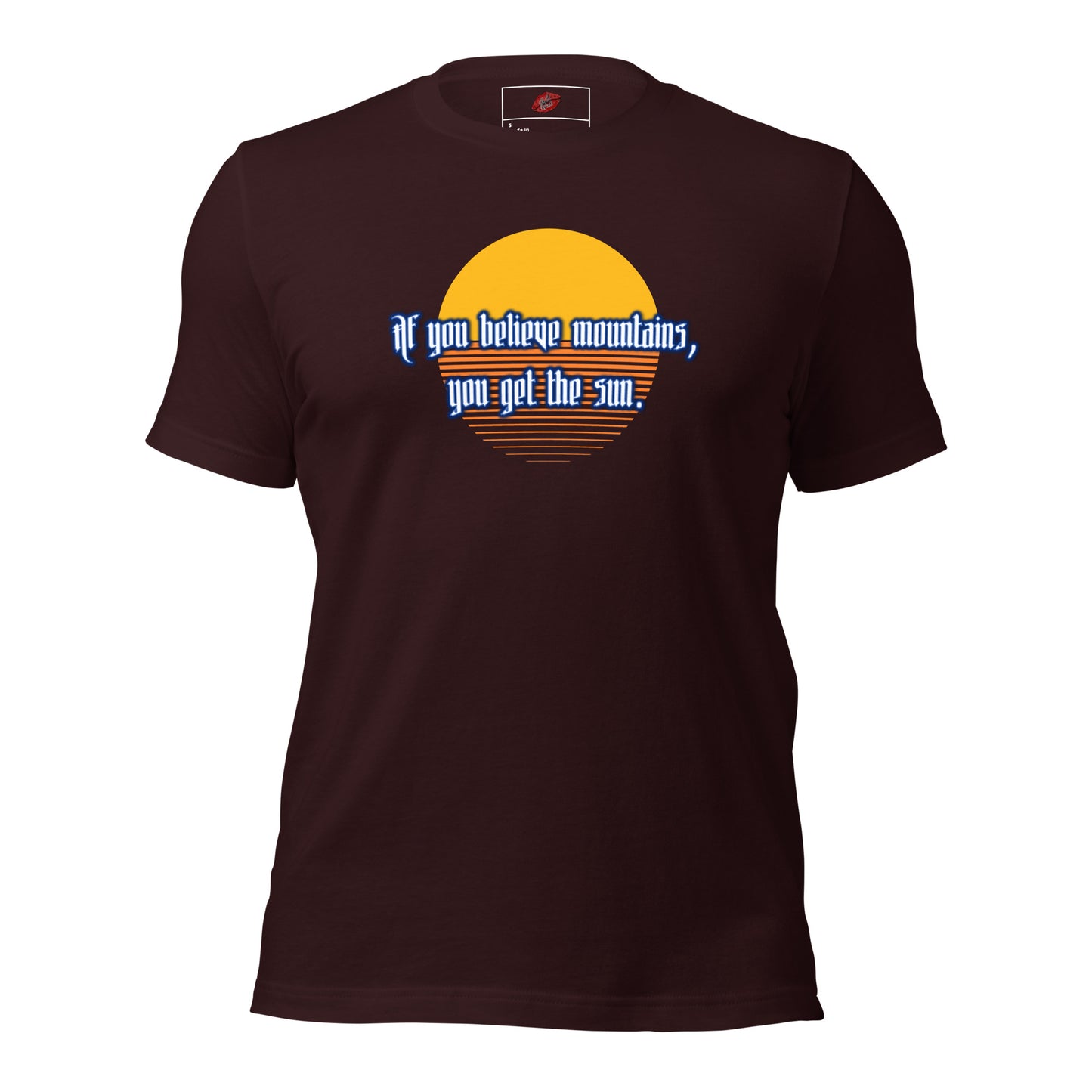 Believe Mountains Unisex Staple T-shirt