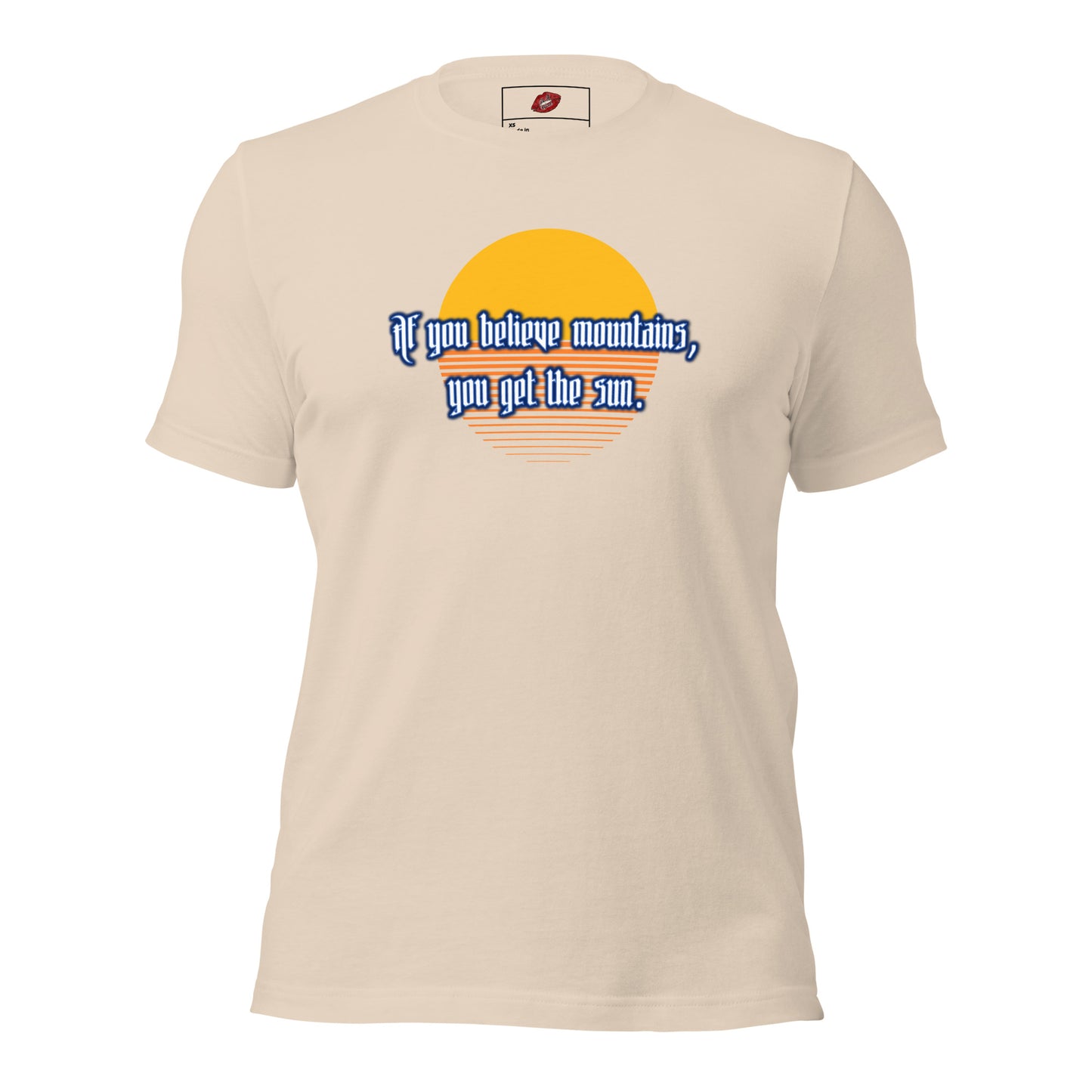 Believe Mountains Unisex Staple T-shirt