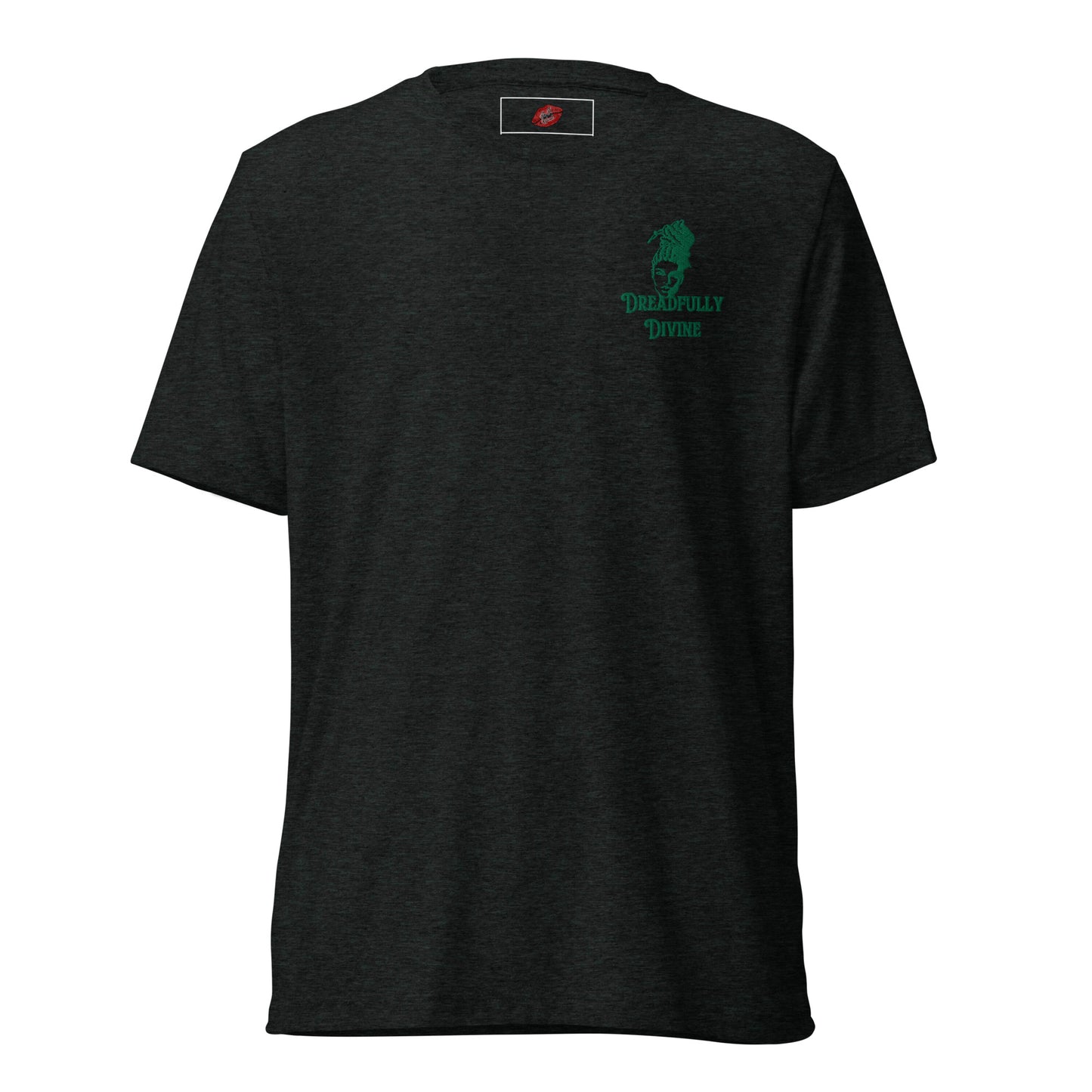 DD Woman #2 (Green) Embroidered Tri-blend Unisex Short Sleeve T-shirt