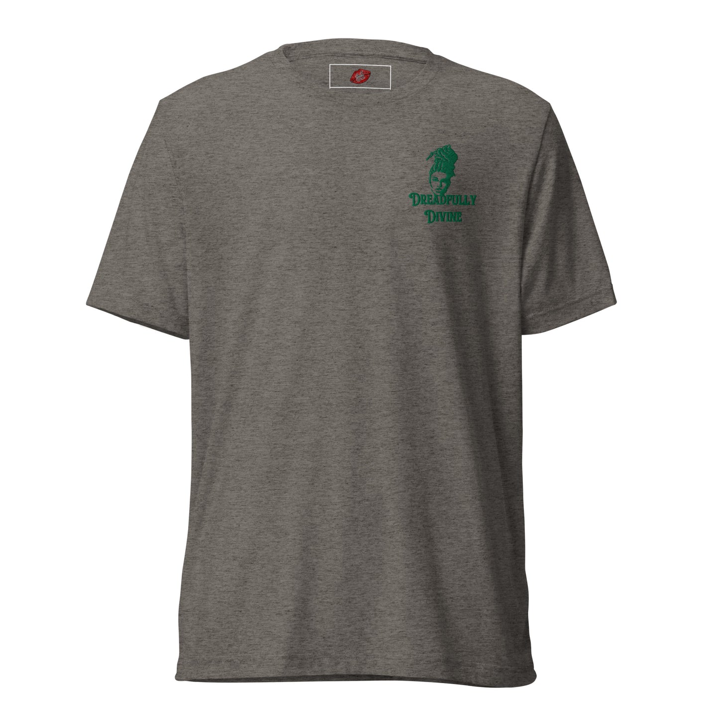 DD Woman #2 (Green) Embroidered Tri-blend Unisex Short Sleeve T-shirt
