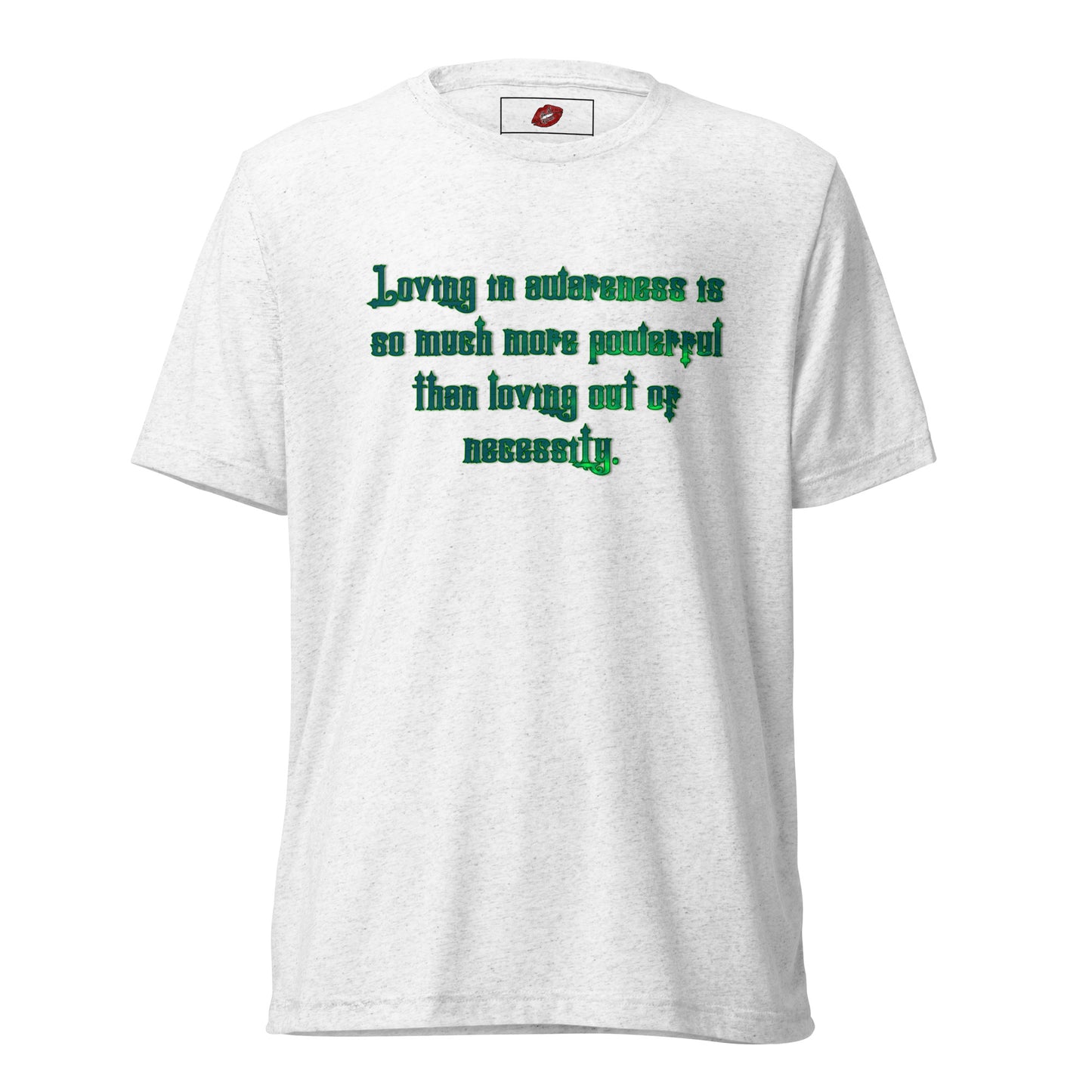 Loving In Awareness Tri-blend Unisex Short Sleeve T-shirt