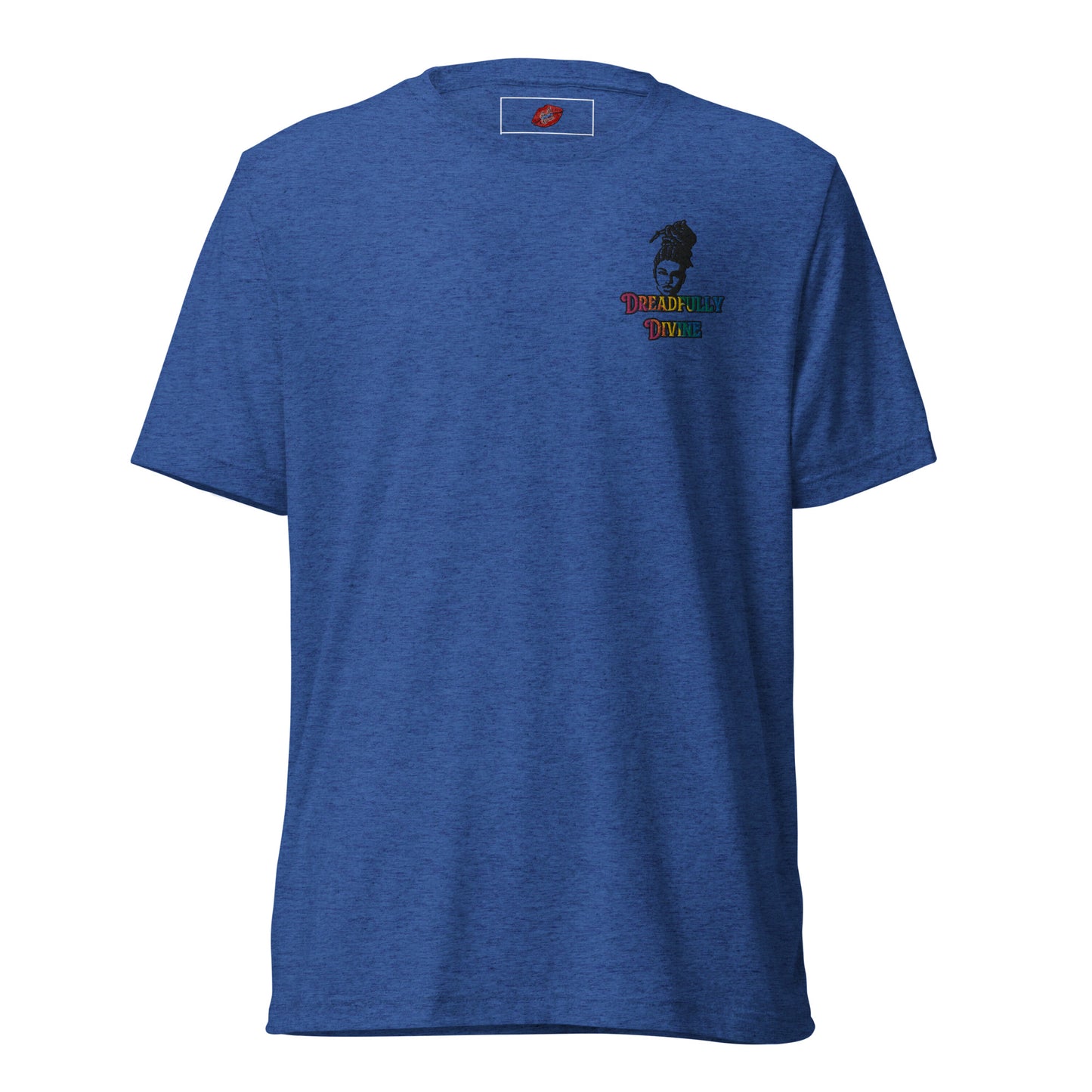 DD Woman #2 (Multi-color) Embroidered Tri-blend Unisex Short Sleeve T-shirt