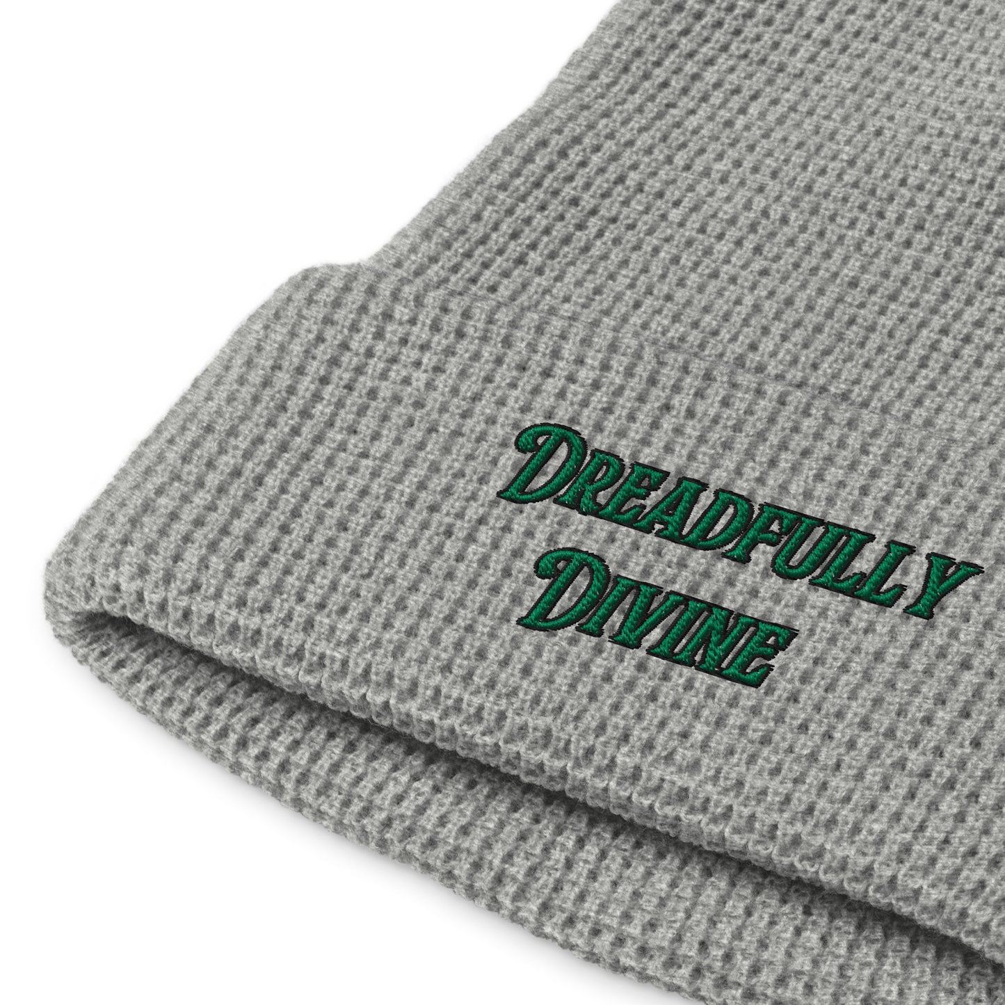 DD Logo (Green) Waffle beanie