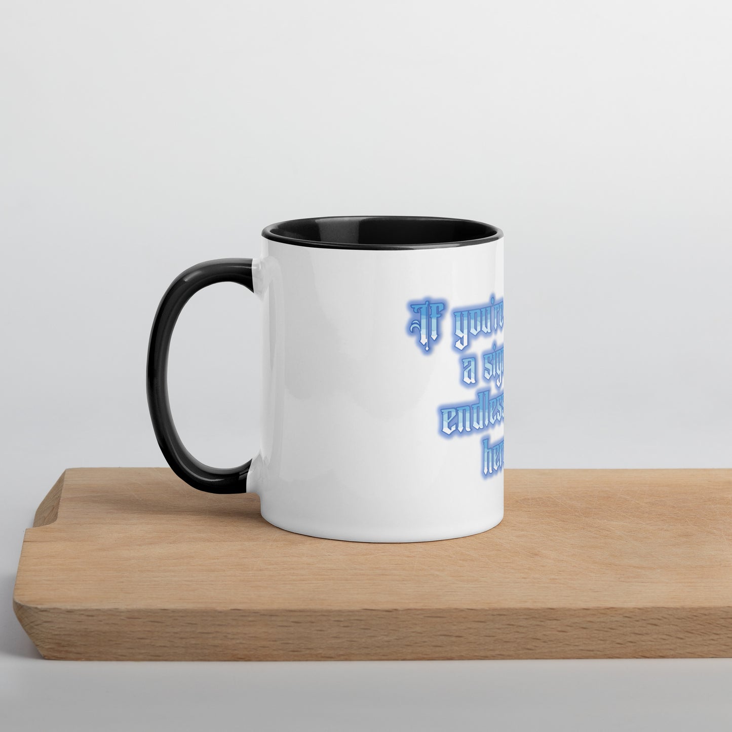 Endless Giving Mug With Color Inside