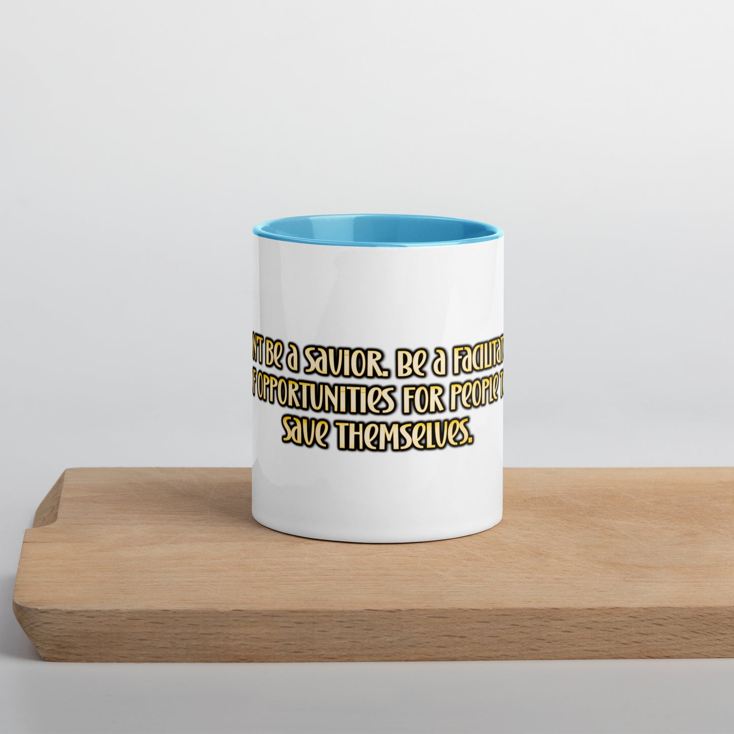 Be A Facilitator Mug With Color Inside