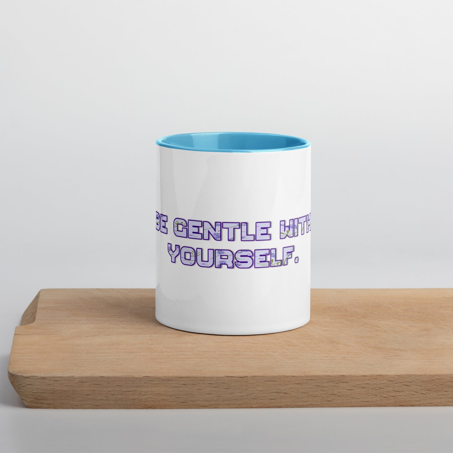 Be Gentle Mug With Color Inside