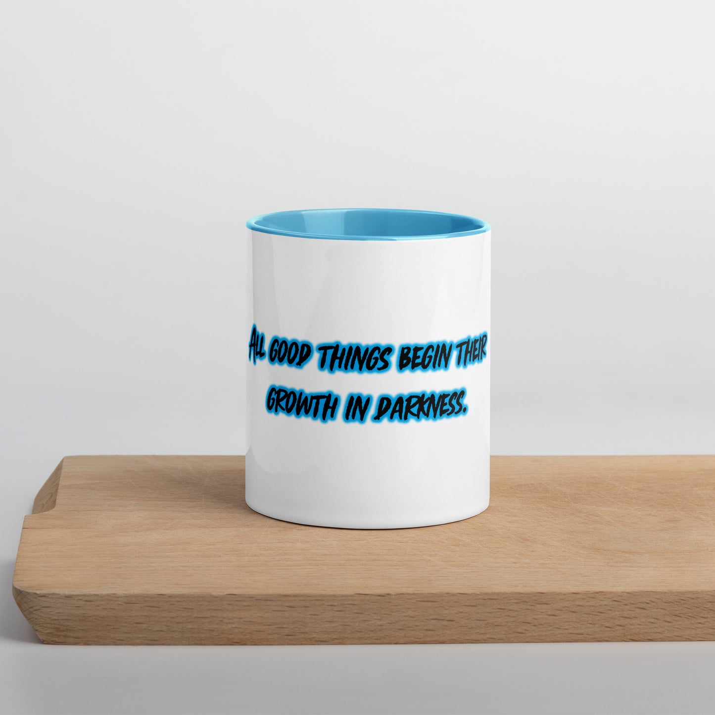 In Darkness Mug With Color Inside
