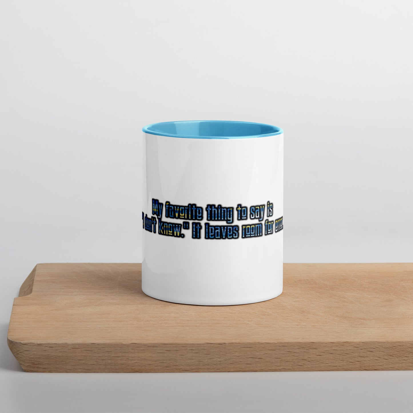 IDK #1 Mug With Color Inside