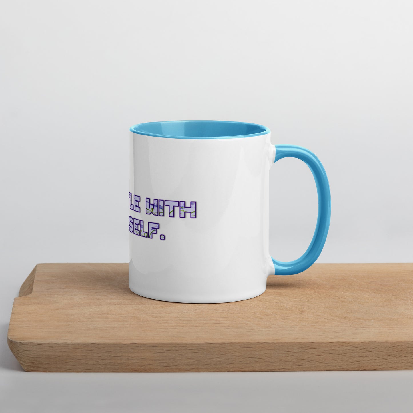 Be Gentle Mug With Color Inside