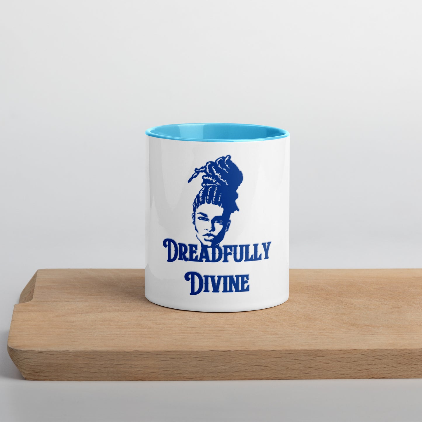 DD Woman #2 (Blue) Mug With Color Inside
