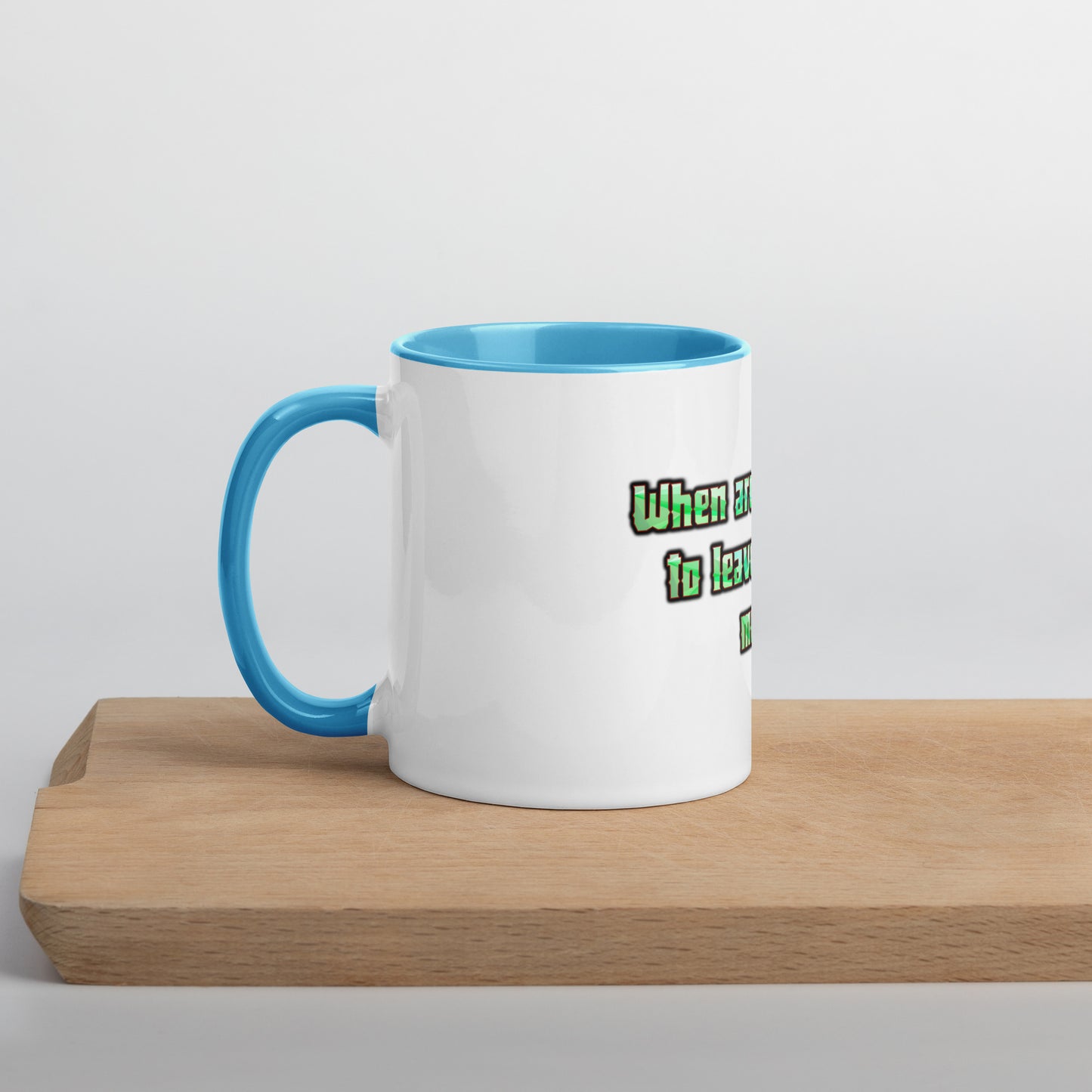 Survival Mode Mug With Color Inside