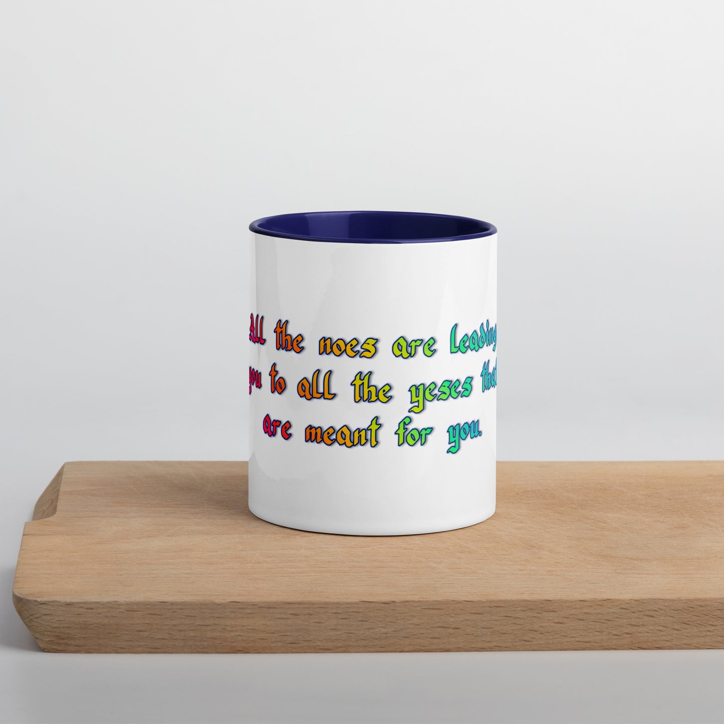 All The Noes Mug With Color Inside