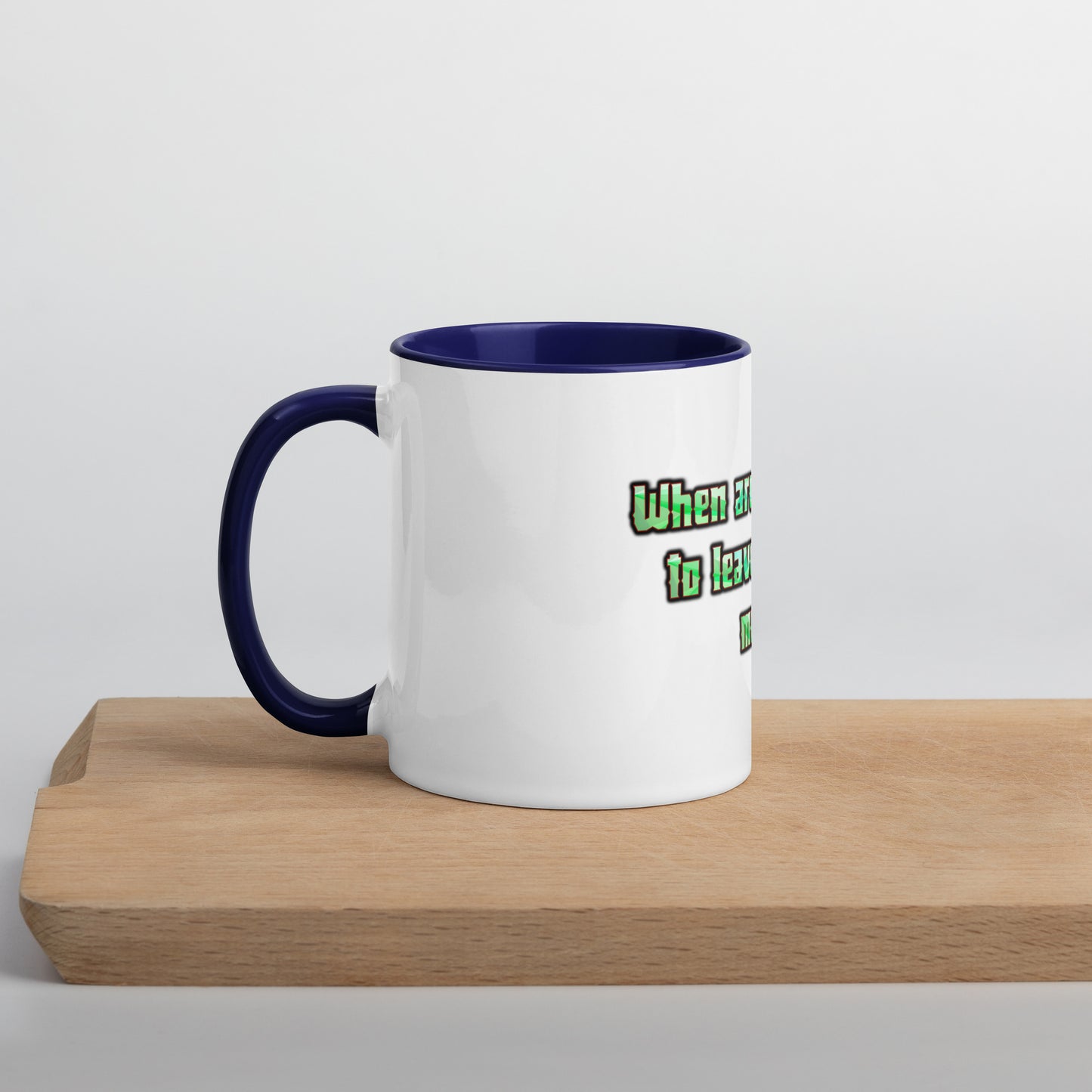 Survival Mode Mug With Color Inside