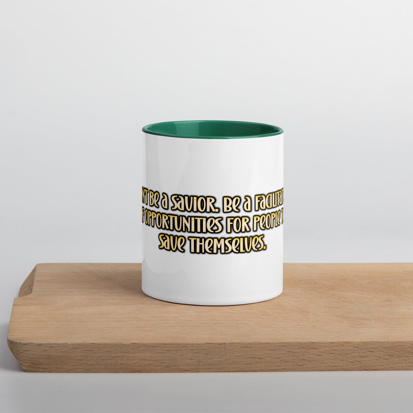 Be A Facilitator Mug With Color Inside