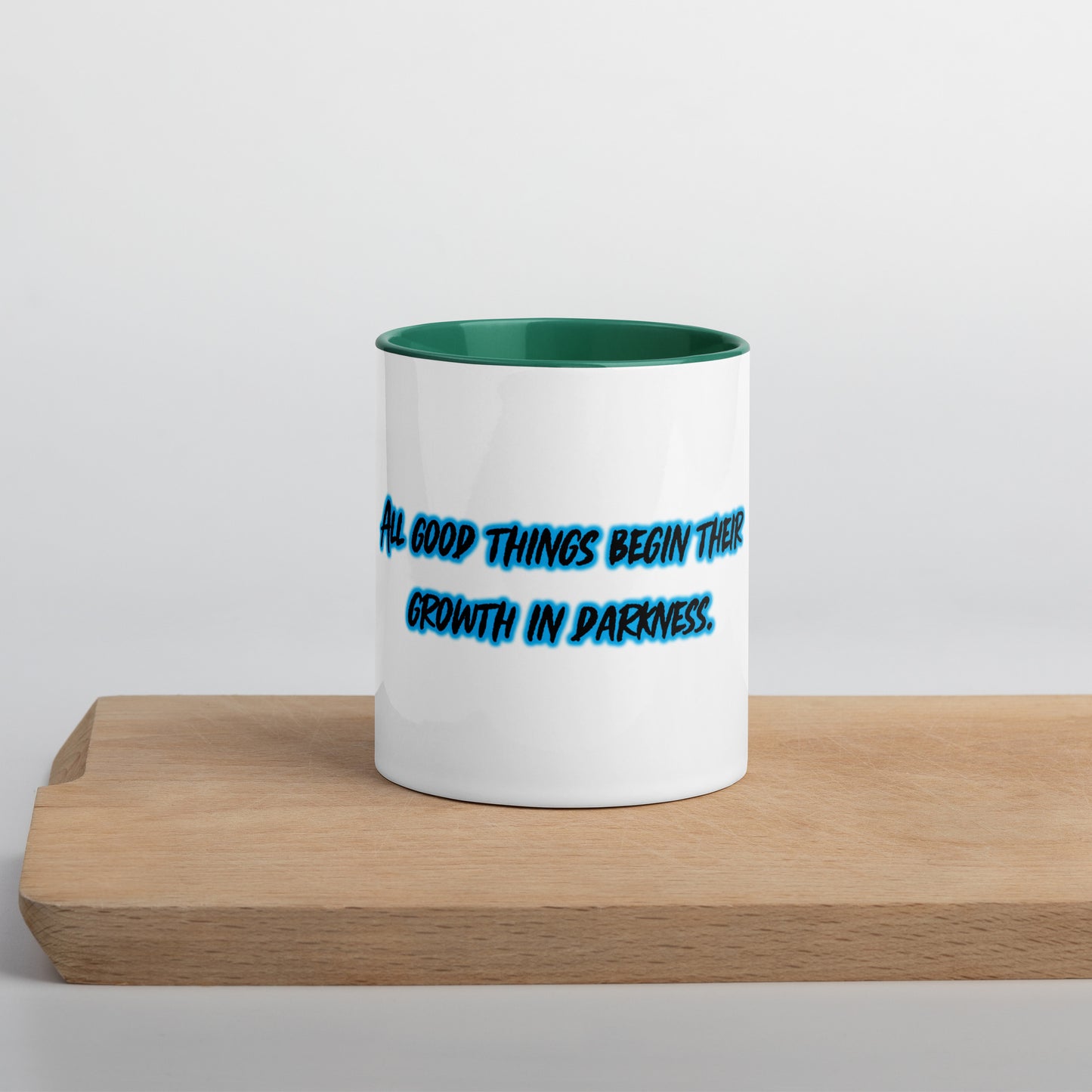 In Darkness Mug With Color Inside