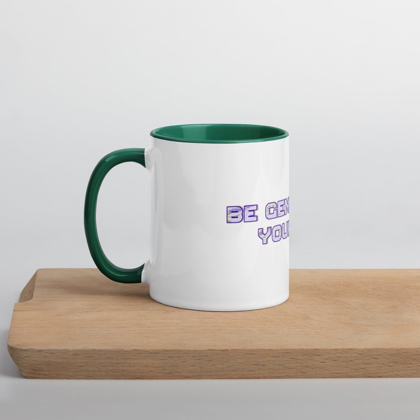 Be Gentle Mug With Color Inside