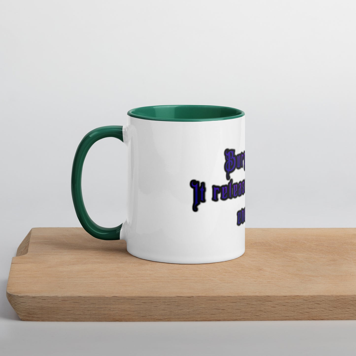 Burp More #1 Mug With Color Inside
