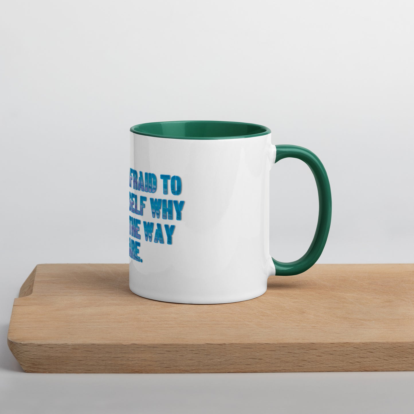 Ask Yourself #1 Mug With Color Inside