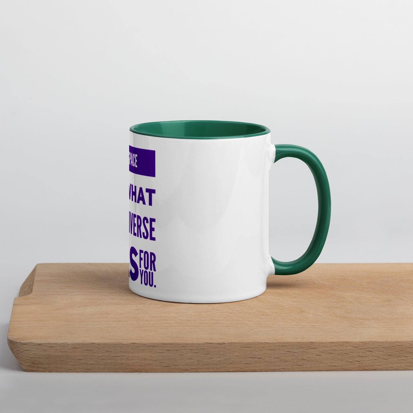Hold Space #2 Mug With Color Inside