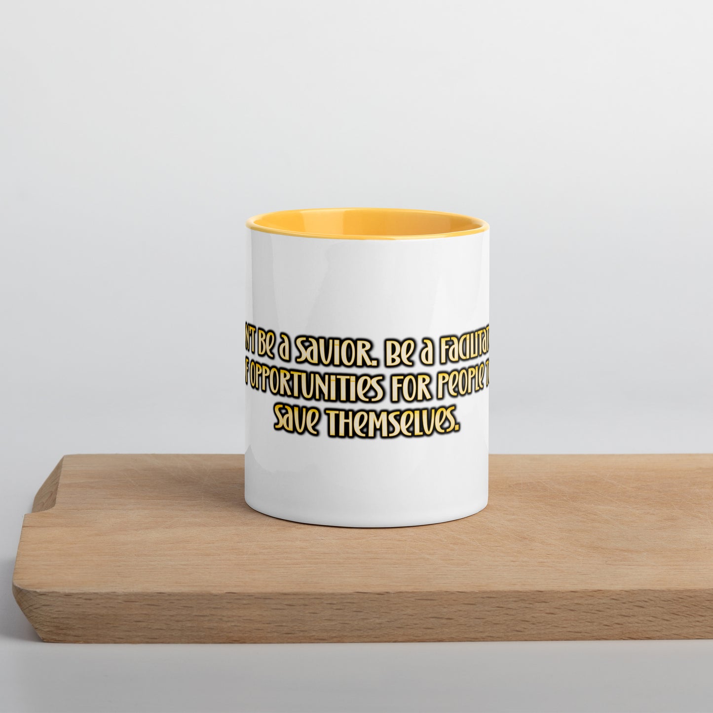 Be A Facilitator Mug With Color Inside