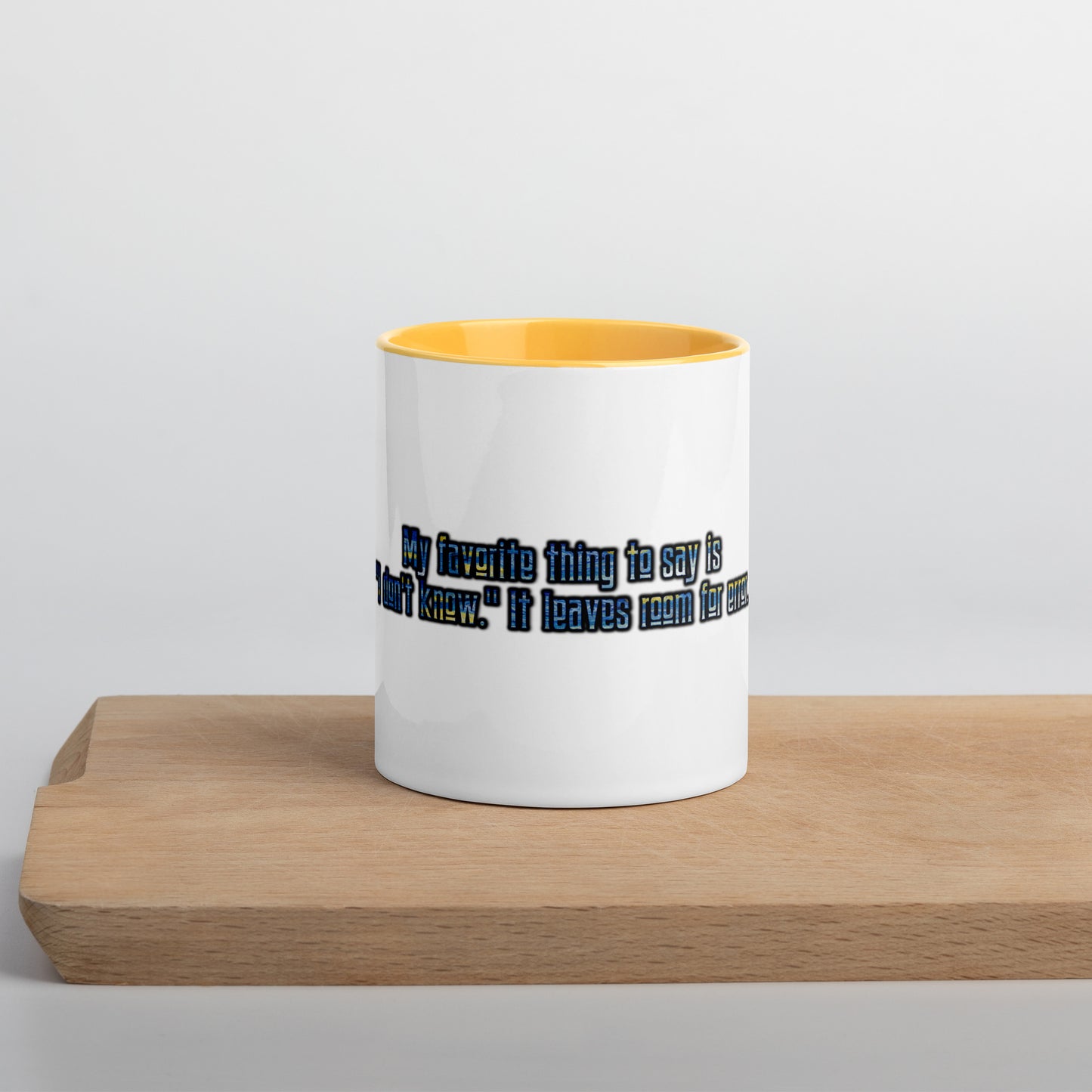 IDK #1 Mug With Color Inside