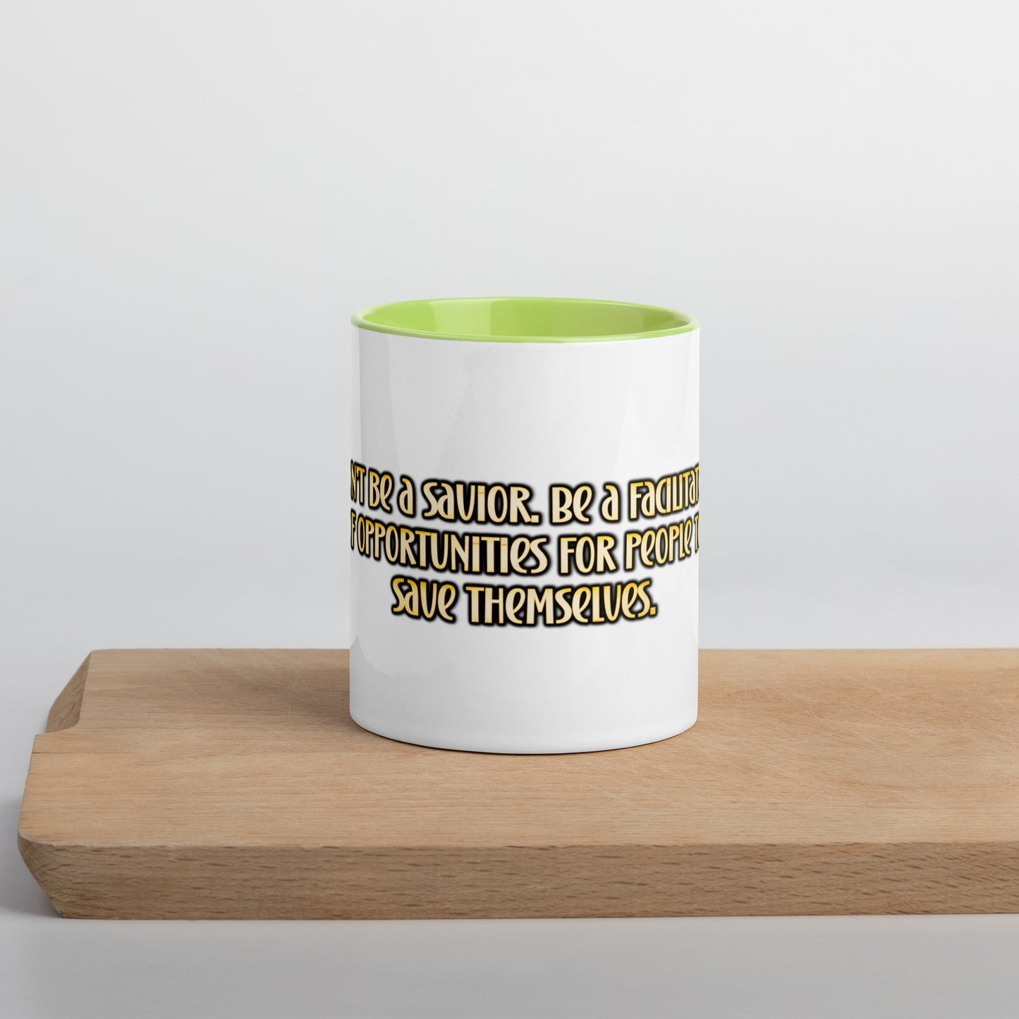 Be A Facilitator Mug With Color Inside