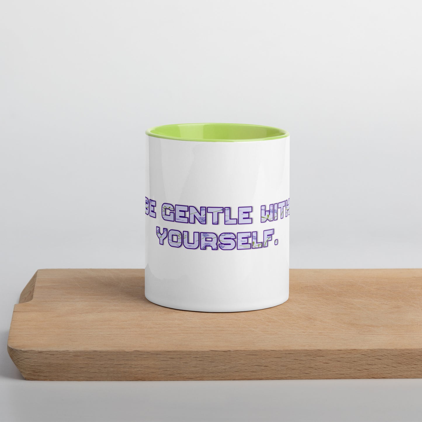 Be Gentle Mug With Color Inside