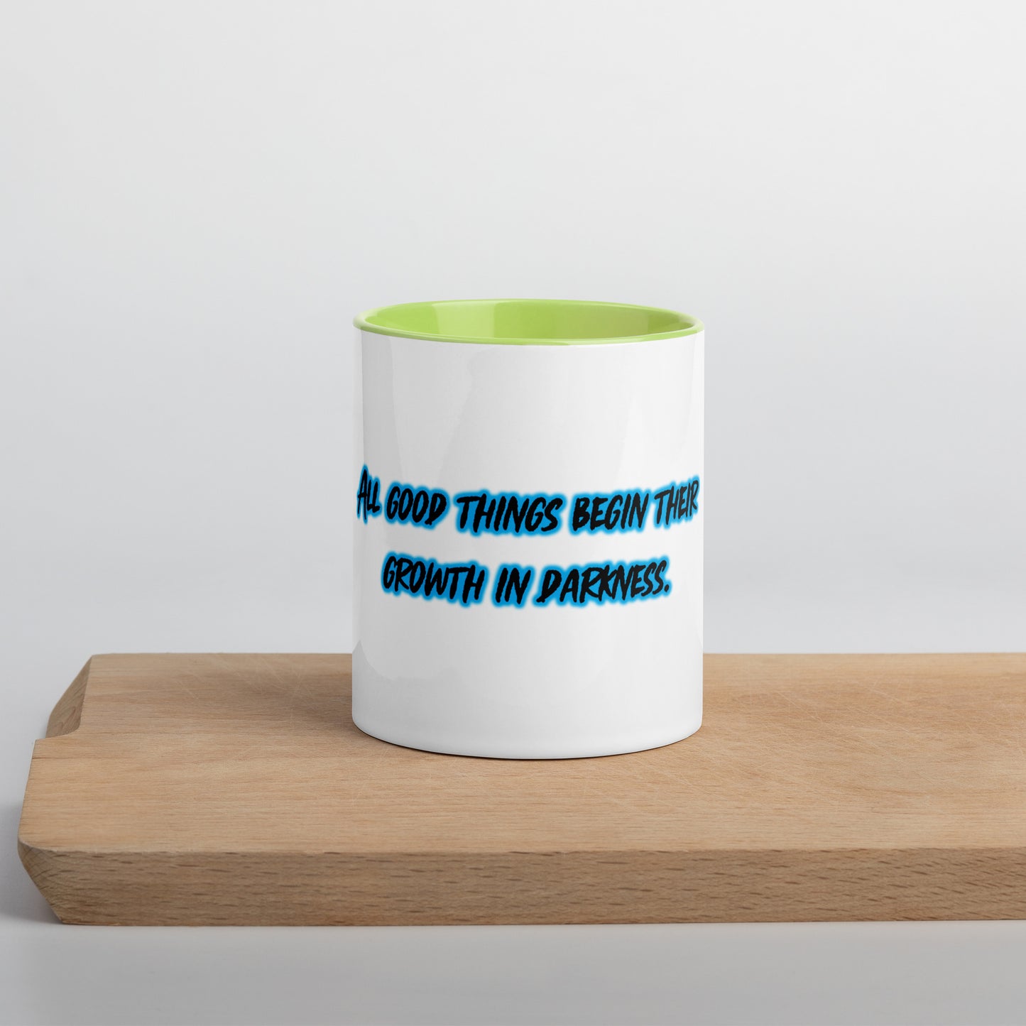 In Darkness Mug With Color Inside