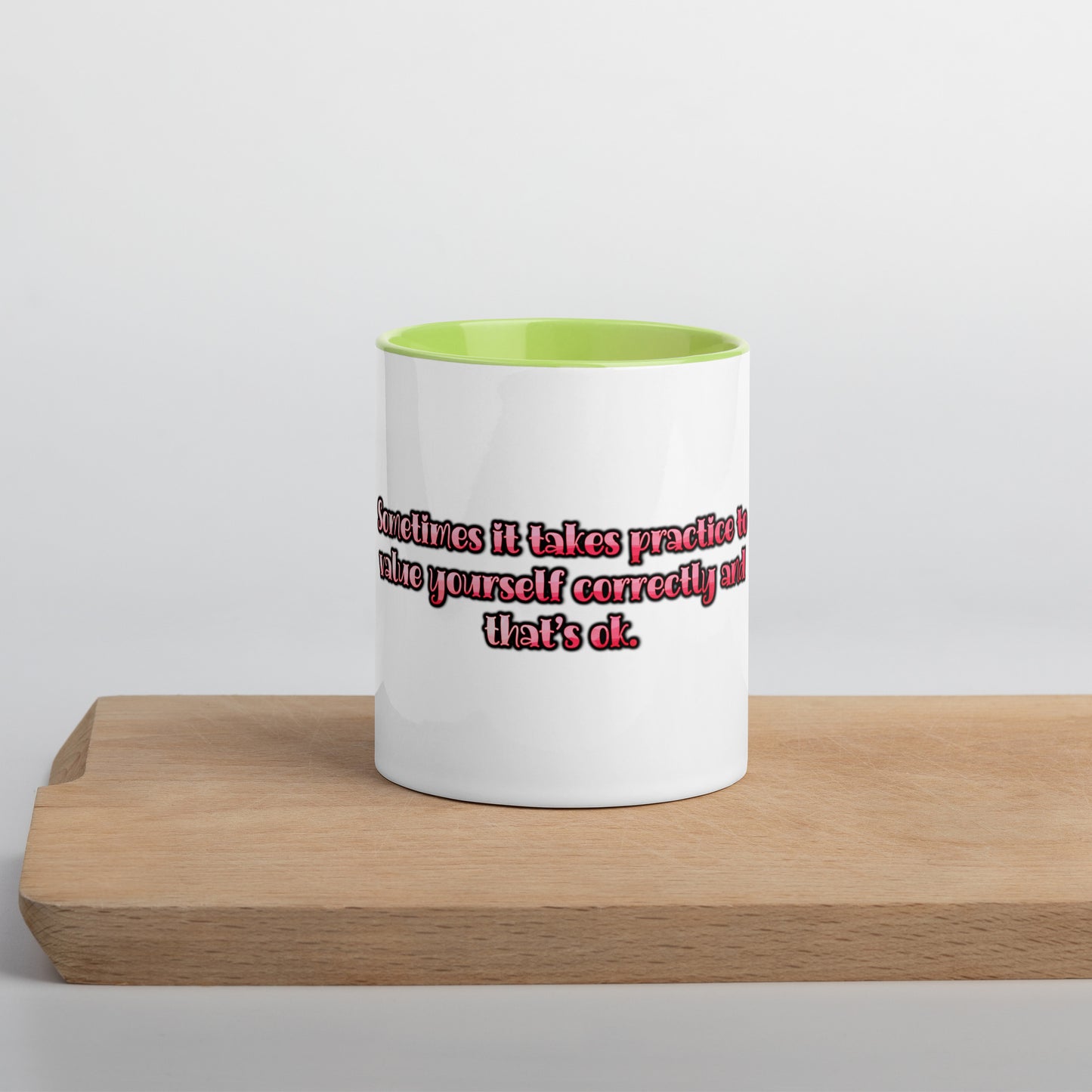 It Takes Practice Mug With Color Inside
