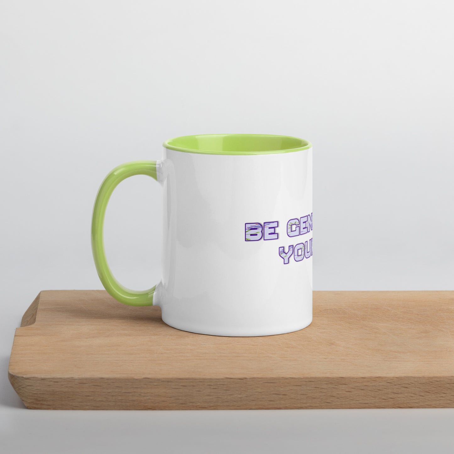 Be Gentle Mug With Color Inside