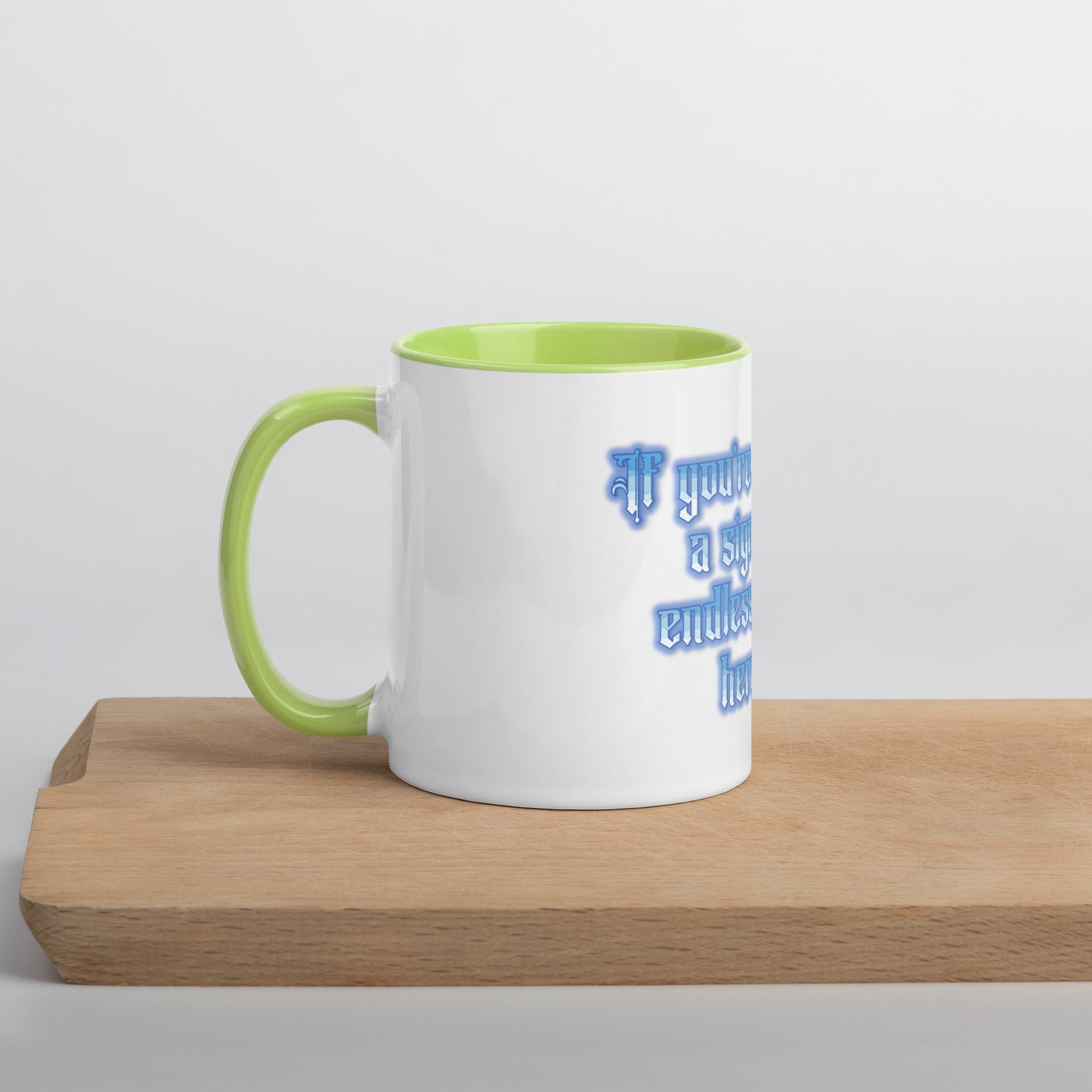 Endless Giving Mug With Color Inside