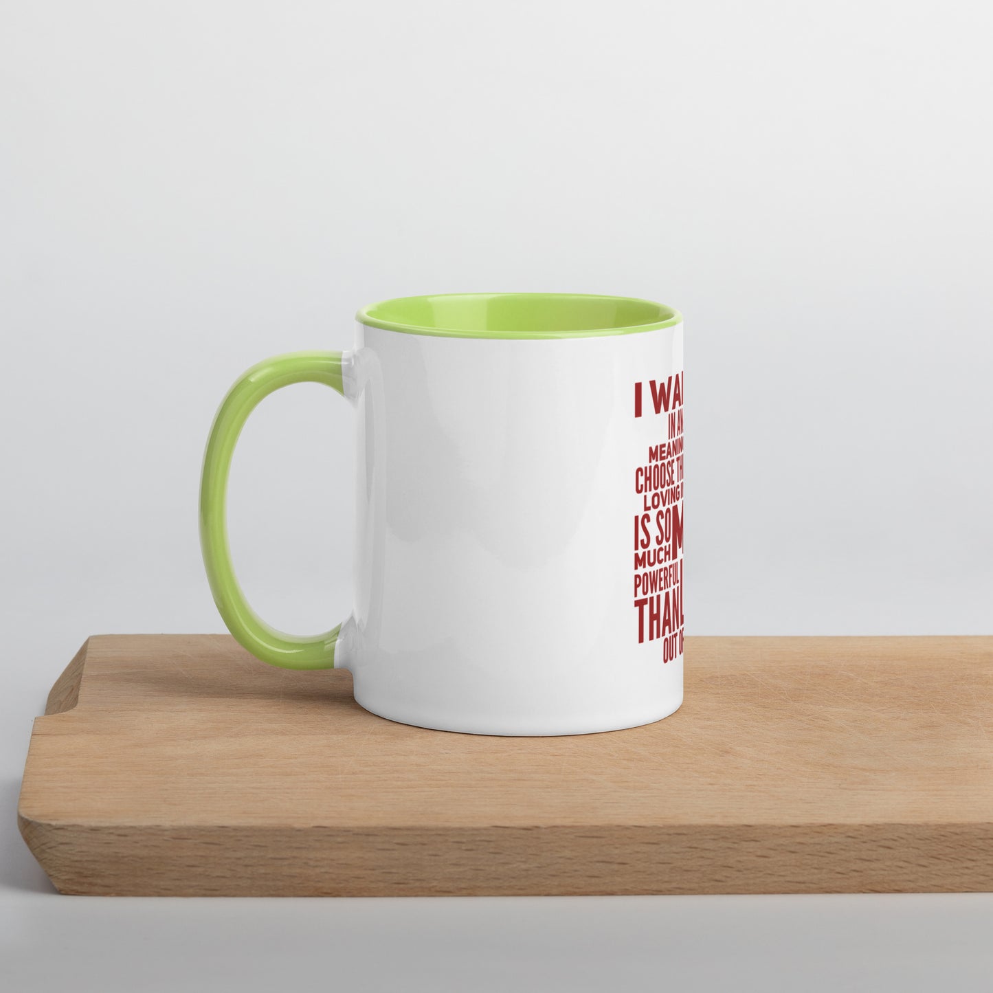 More Powerful Mug With Color Inside