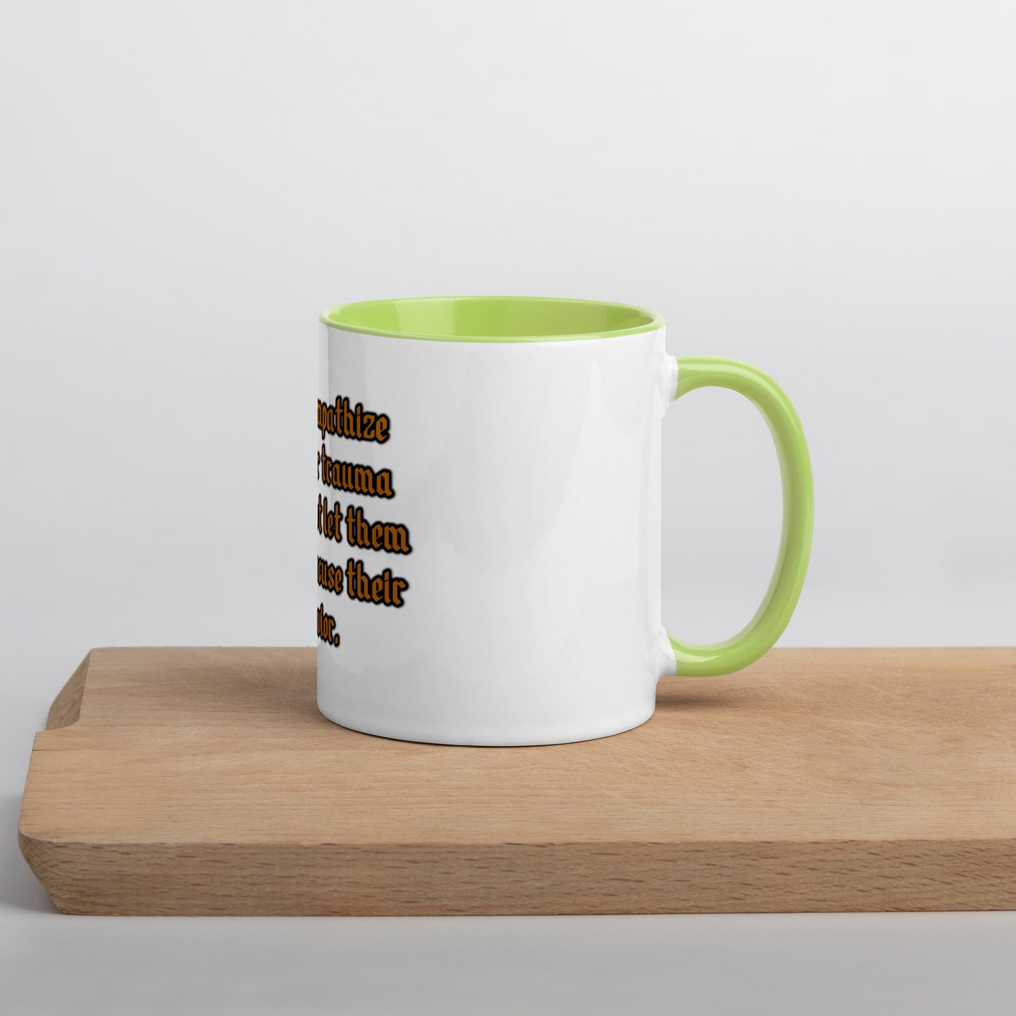 Empathy #1 Mug With Color Inside