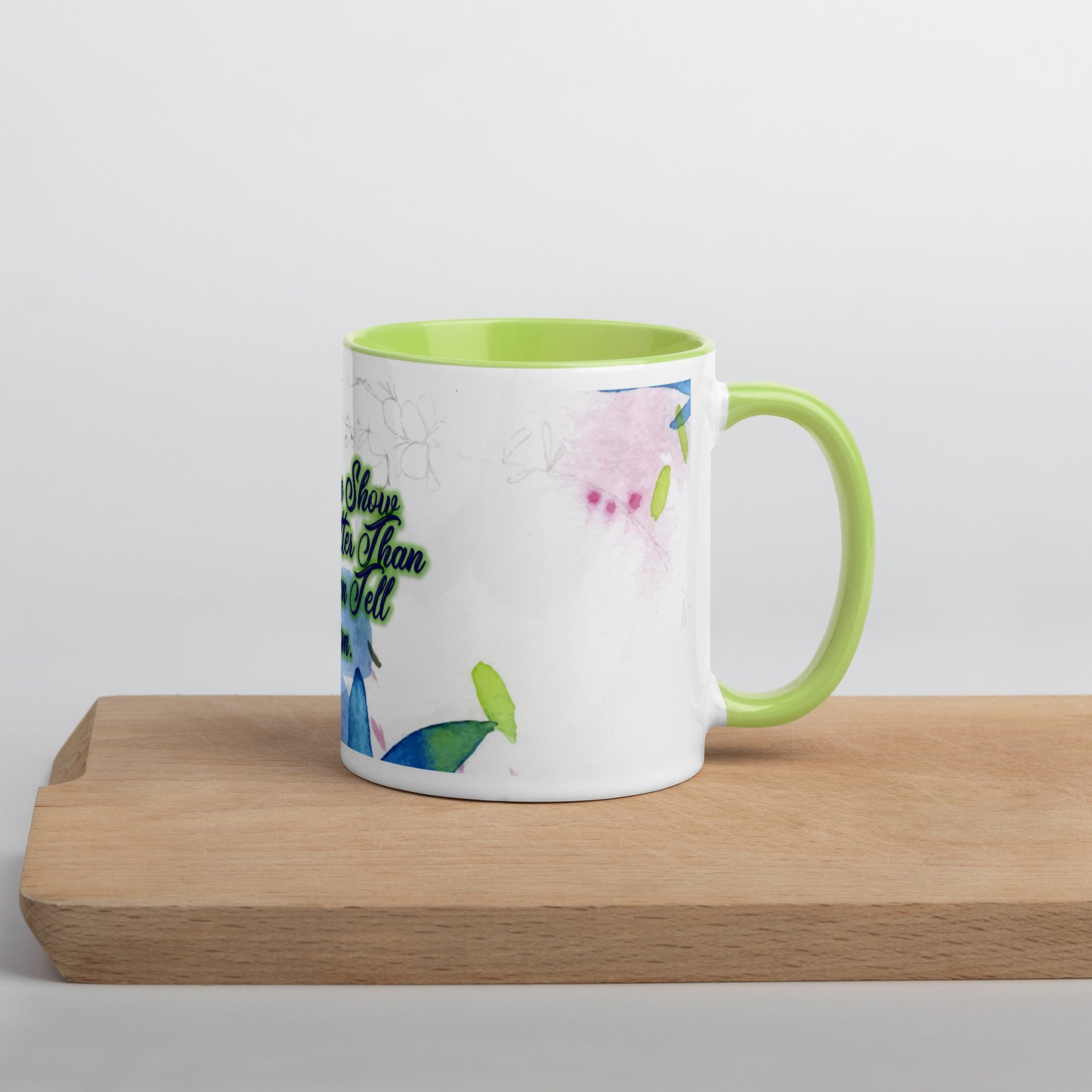 Show Them (2) Mug With Color Inside