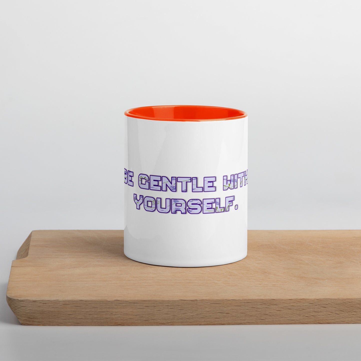 Be Gentle Mug With Color Inside