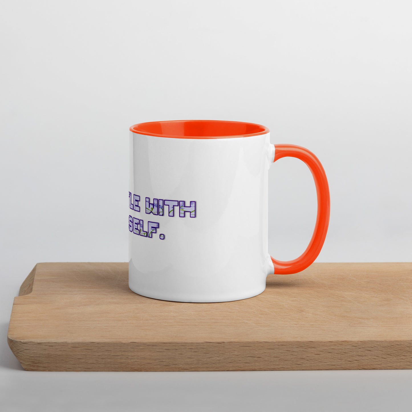 Be Gentle Mug With Color Inside