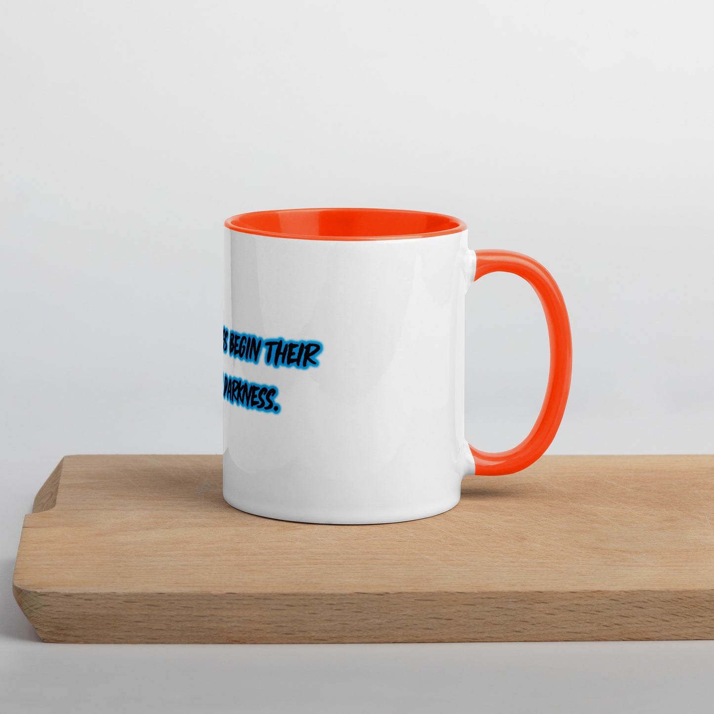 In Darkness Mug With Color Inside