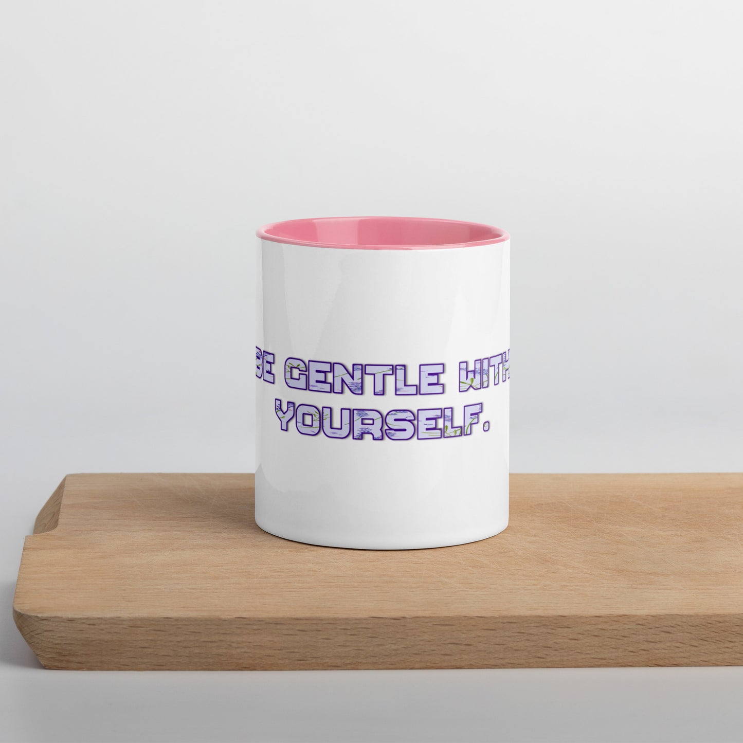 Be Gentle Mug With Color Inside
