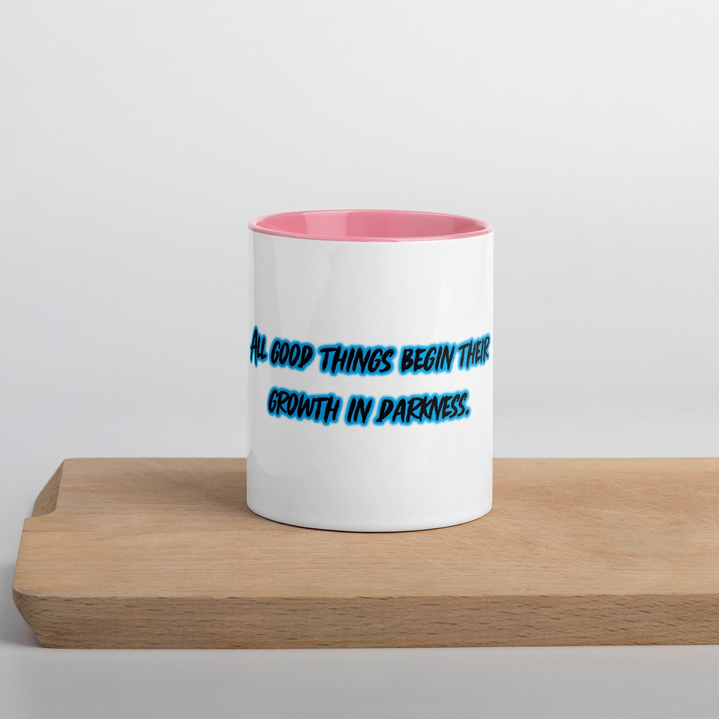 In Darkness Mug With Color Inside