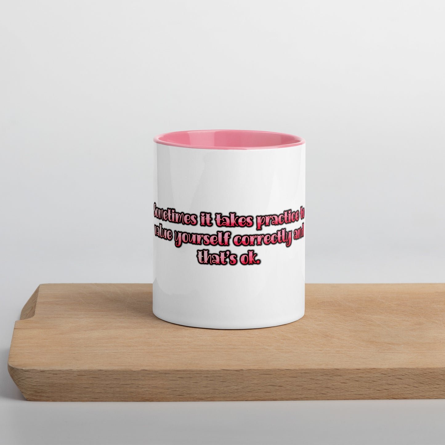It Takes Practice Mug With Color Inside