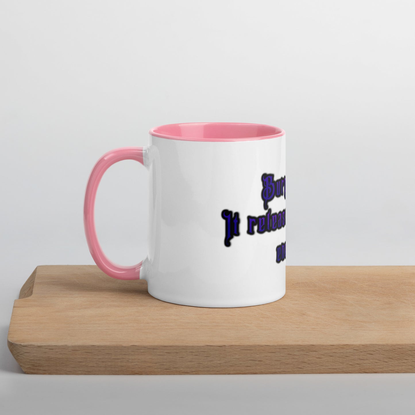 Burp More #1 Mug With Color Inside