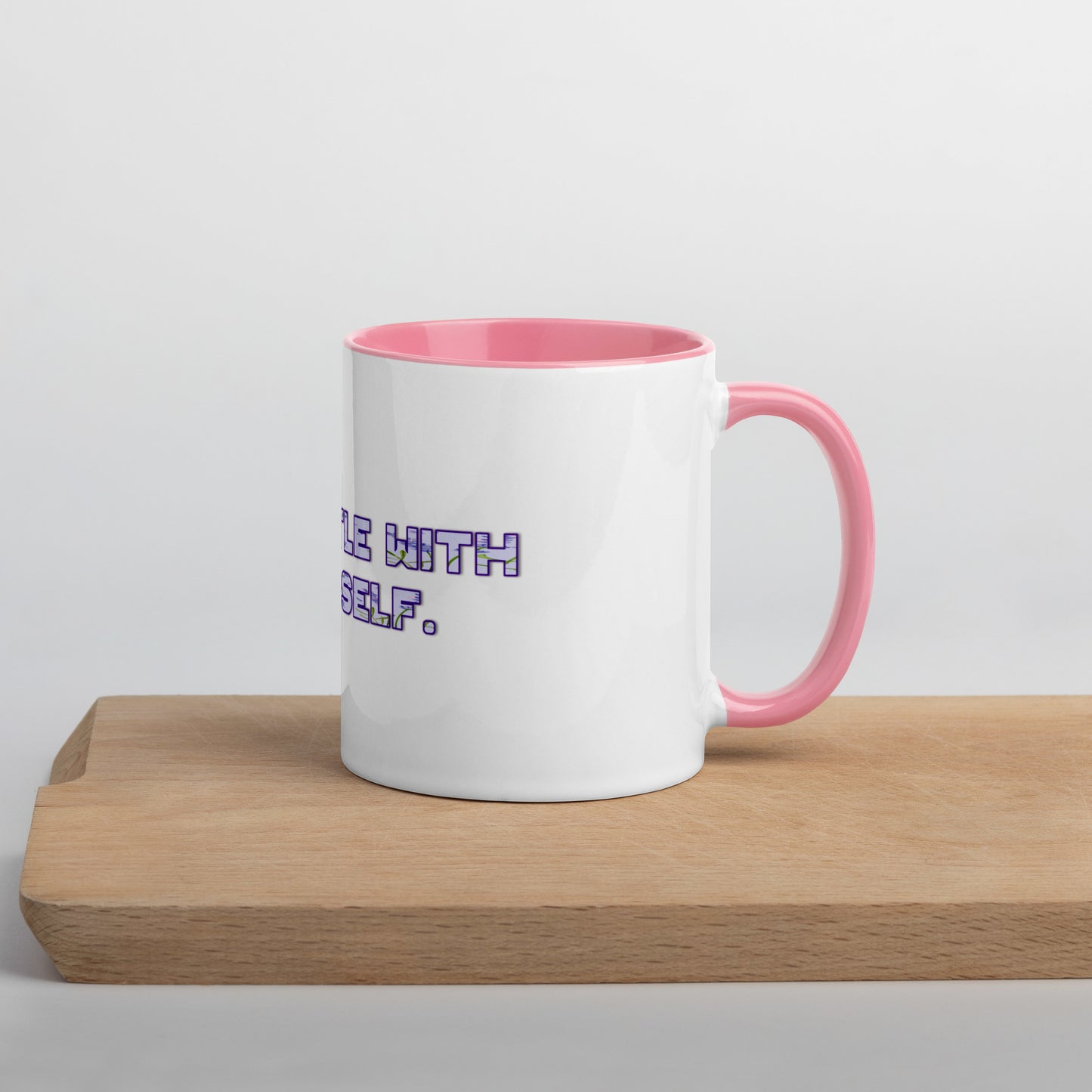 Be Gentle Mug With Color Inside
