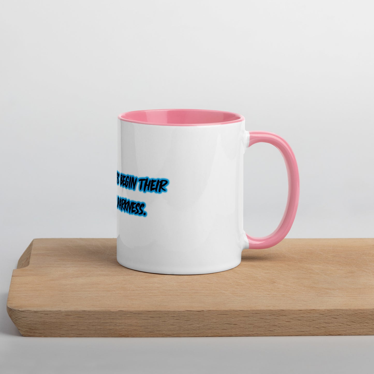In Darkness Mug With Color Inside