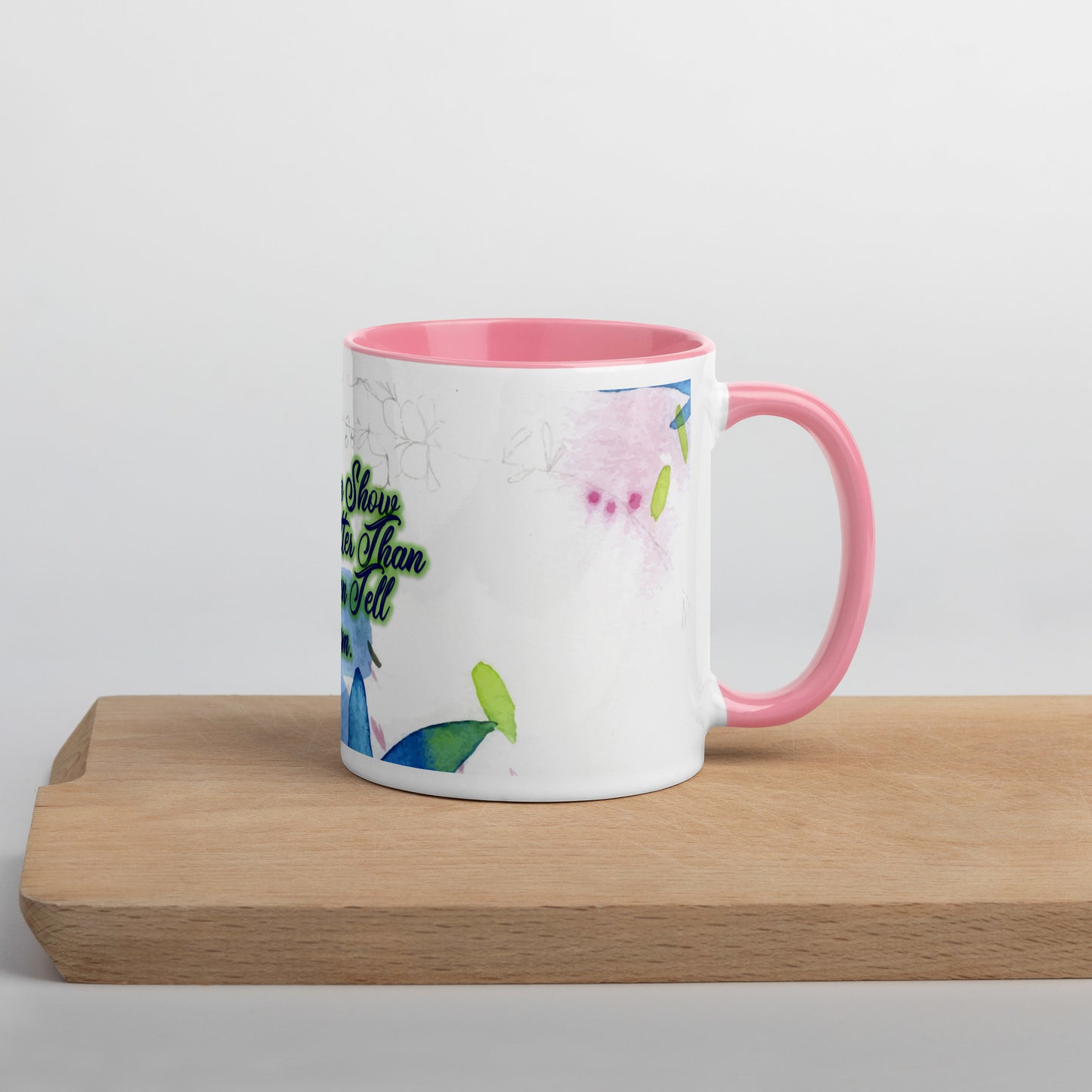 Show Them (2) Mug With Color Inside