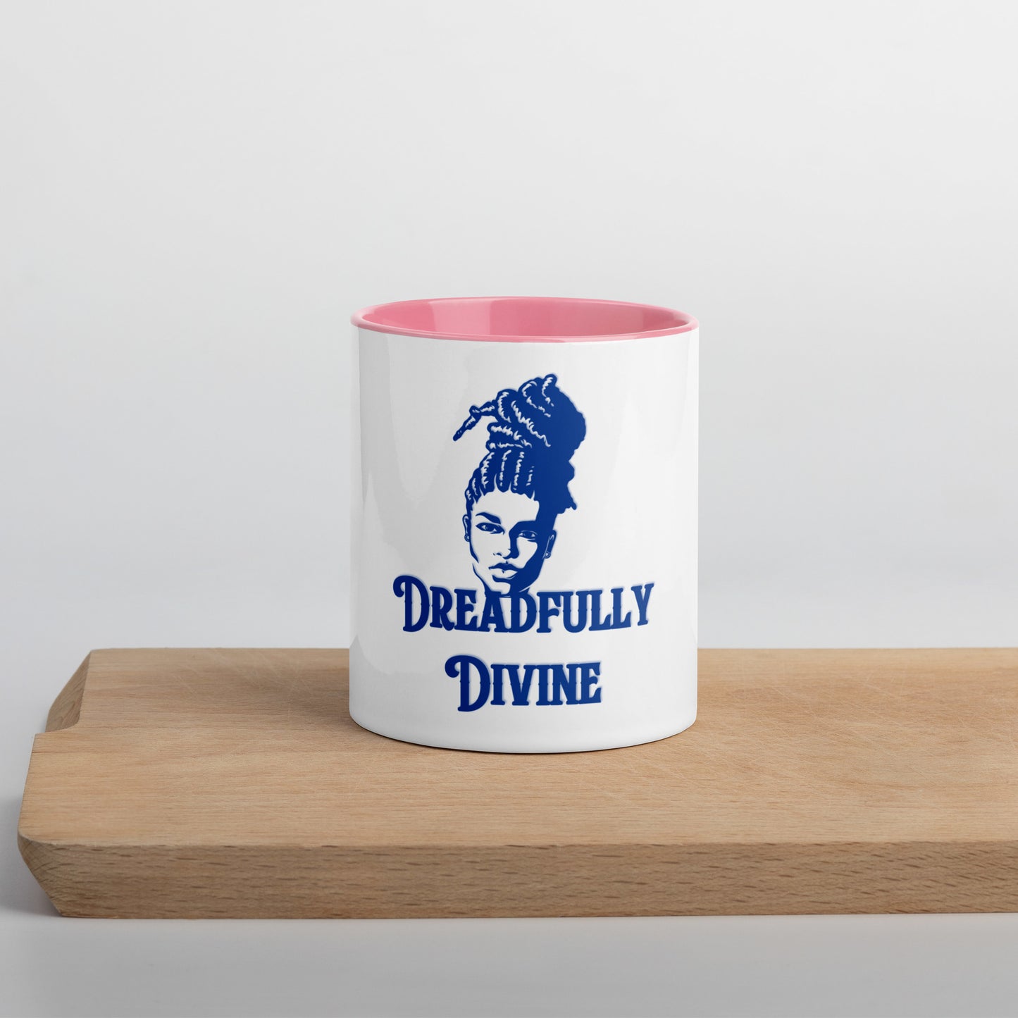 DD Woman #2 (Blue) Mug With Color Inside