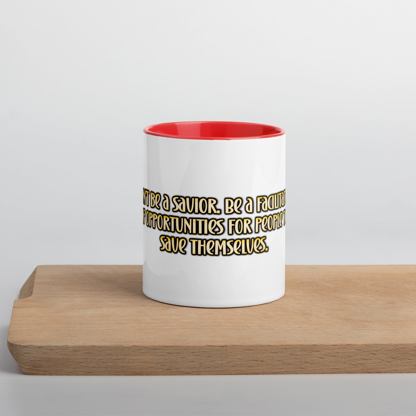 Be A Facilitator Mug With Color Inside