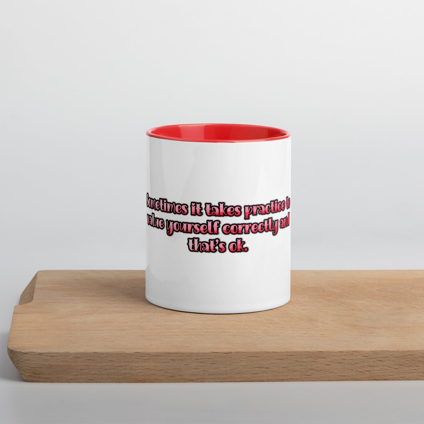 It Takes Practice Mug With Color Inside