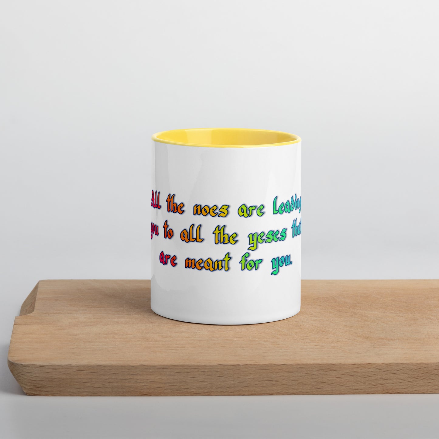 All The Noes Mug With Color Inside